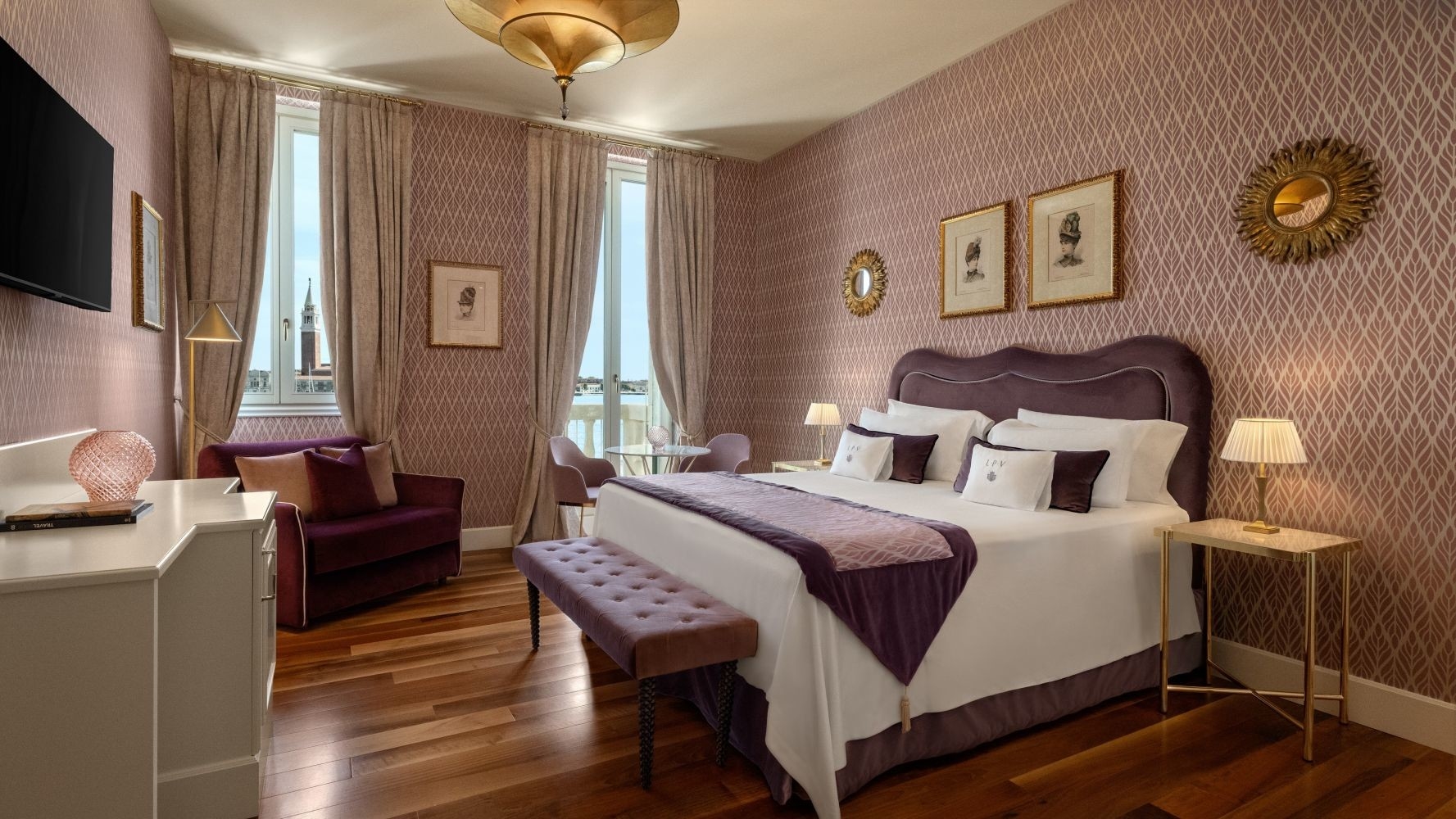 Deluxe room lagoon view balcony